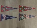 4 originele baseball vlaggen uit Amerika, Ophalen of Verzenden, Gebruikt, Buitenlandse clubs, Vaantje of Sjaal