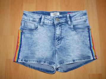 Mooie korte spijkerbroek van Cars Jeans, maat 164 (14) NIEUW beschikbaar voor biedingen