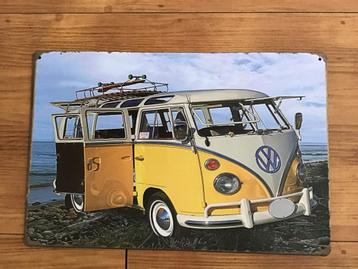 Volkswagenbus Alu deco in-outdoor decoratie beschikbaar voor biedingen