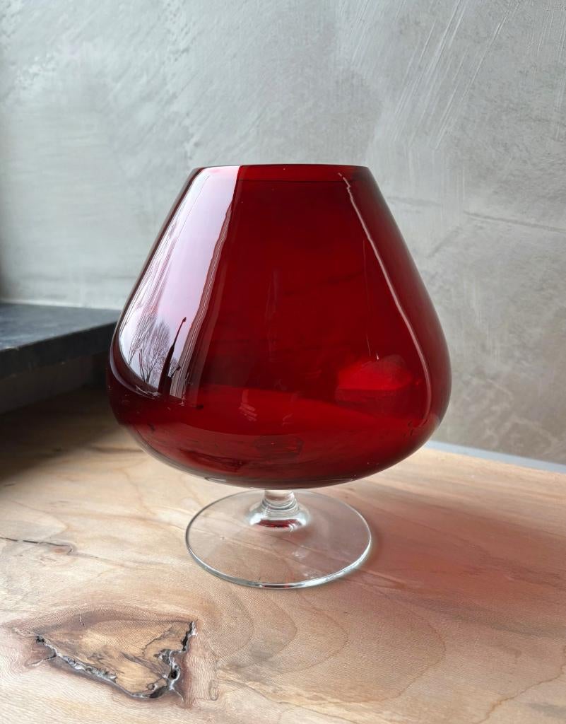 Vintage Oversized Brandy Cognac Glas 16,5 cm 1960, Ophalen, Zo goed als nieuw, Overige typen