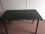 zwart glazen tafel, Huis en Inrichting, 100 tot 150 cm, Nieuw, Minder dan 50 cm, Rechthoekig