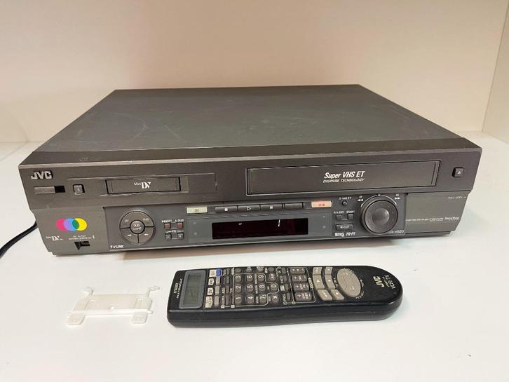 JVC SR-VS20E Mini DV/S combi VHS VCR+afstandbediening-Defect, Audio, Tv en Foto, Videospelers, Gebruikt, VHS-speler of -recorder