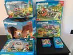 Lot: 5 complete Playmobil huis- en tuinsets + extra figuren, Ophalen of Verzenden, Zo goed als nieuw, Complete set