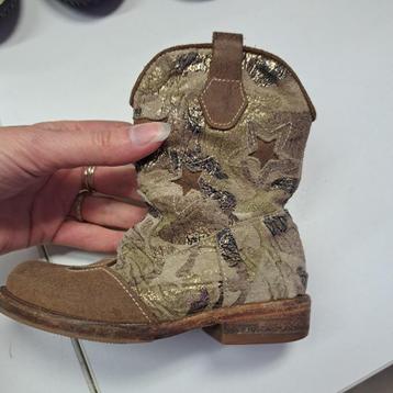 Zecchino d'oro Italiaanse cowboyboots 21 goud beige nr 49547 beschikbaar voor biedingen