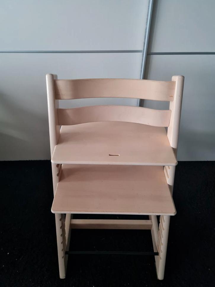 Tripp Trapp Stokke Meegroeistoel - Nieuw Model Naturel, Kinderen en Baby's, Kinderstoelen, Nieuw, Meegroeistoel, Gordel(s), Stoelverkleiner
