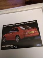 FORD. ESCORT RS TURBO, Ophalen of Verzenden, 1960 tot 1980, Voertuig
