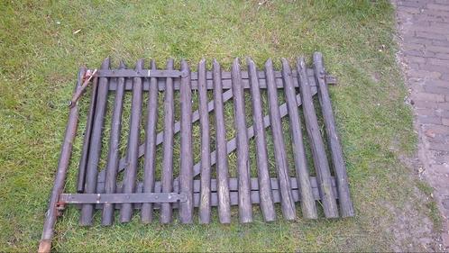 Mooie poort voor schapenhek b140xh100 cm, Tuin en Terras, Tuinhekken en Hekwerk, Gebruikt, Spijlenhekwerk, Hout, Ophalen
