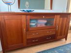 Massief Kersenhouten Dressoir, Ophalen, Gebruikt, 150 tot 200 cm, 25 tot 50 cm