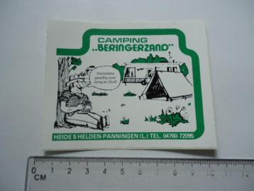 sticker oud Camping Beringerzand Helden panningen heide 5 beschikbaar voor biedingen