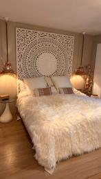 Lifestyle nieuw  roomwit bondplaid . 2 bij 240 was 200€, Ophalen of Verzenden, Nieuw, Tweepersoons, Bohemium ibiza