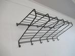 vintage zwarte draadstaal kapstok, wandkapstok, Gebruikt, Minder dan 100 cm, Metaal, Ophalen