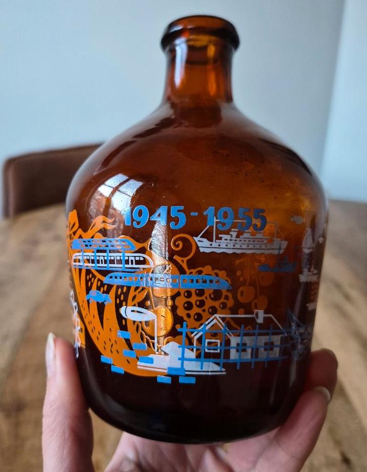 Herdenkingskruik 10 jaar Bevrijding, Huis en Inrichting, Woonaccessoires | Vazen, Ophalen of Verzenden