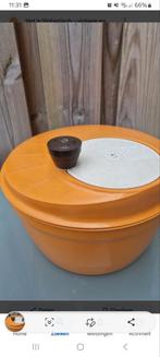 Vintage slacentrifuge, Huis en Inrichting, Keuken | Tupperware, Ophalen of Verzenden, Zo goed als nieuw, Oranje