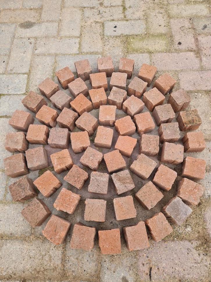 Mooie Kinderkopjes - 70m2, Tuin en Terras, Tegels en Klinkers, Gebruikt, Klinkers, Natuursteen, 10 m² of meer, Ophalen of Verzenden