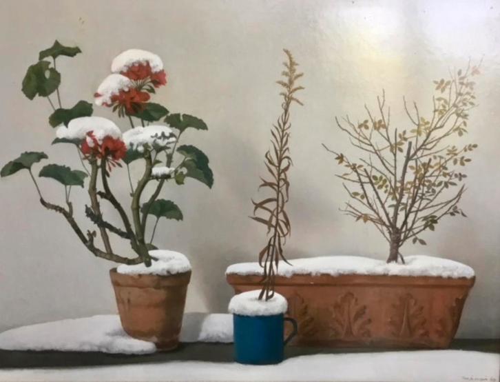 István Mácsai, geb.Boedapest Hongerije 1922-2005, stilleven., Antiek en Kunst, Kunst | Schilderijen | Klassiek, Ophalen of Verzenden