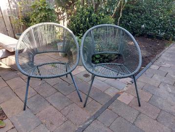  Tuinstoelen (legergroen)  beschikbaar voor biedingen