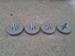 Ikea Besta Pootjes - 4 stuks, Tafelpoot, Gebruikt, 50 tot 100 cm, Rond