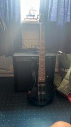 Basgitaar 6 snaren inclusief versterker en tas, Ophalen, Gebruikt, Elektrische basgitaar