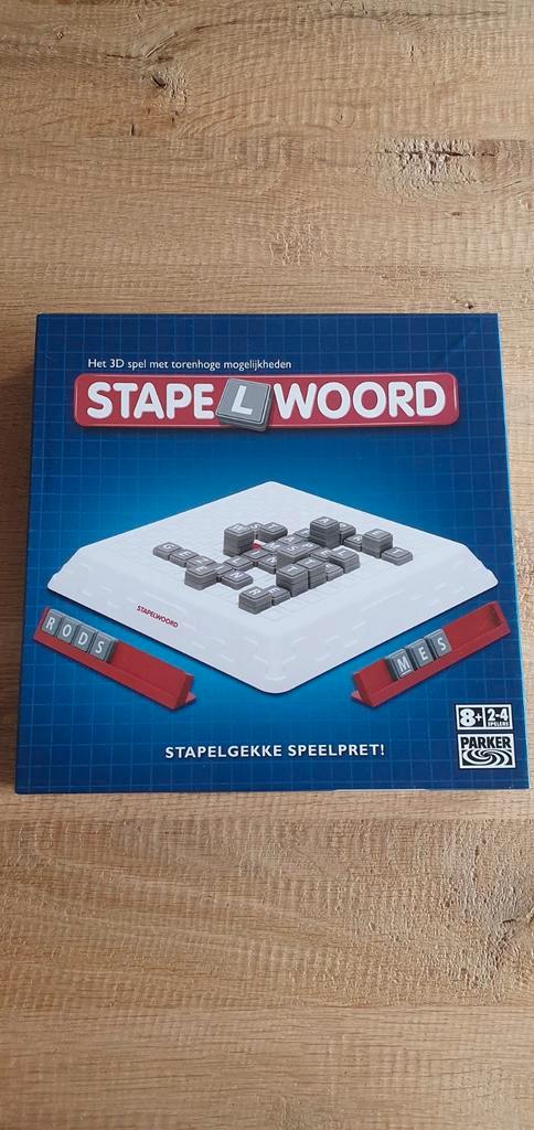 Stapelwoord - Parker - Zo Goed Als Nieuw!, Hobby en Vrije tijd, Gezelschapsspellen | Bordspellen, Zo goed als nieuw, Drie of vier spelers