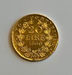 Gouden munt - 20 Lire - Pius IX - 1866, Ophalen of Verzenden, Overige landen