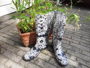 Regen laarzen,  maat 39 met bloemenprint zgan beschikbaar voor biedingen