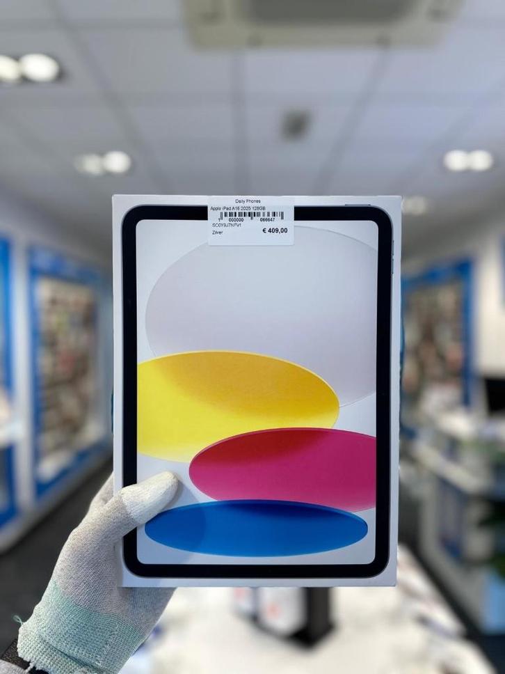 nieuw Apple iPad A 16 2025 128GB, Telecommunicatie, Overige Telecommunicatie, Zo goed als nieuw, Ophalen of Verzenden