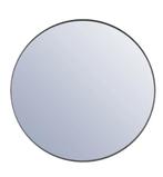 Spiegel 120 cm Rond Goud & Zwart | Nu Extra Voordelig!, Huis en Inrichting, Ophalen, Nieuw, Jara, 100 tot 125 cm