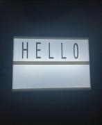 Letter bord + letters, Ophalen of Verzenden, Zo goed als nieuw