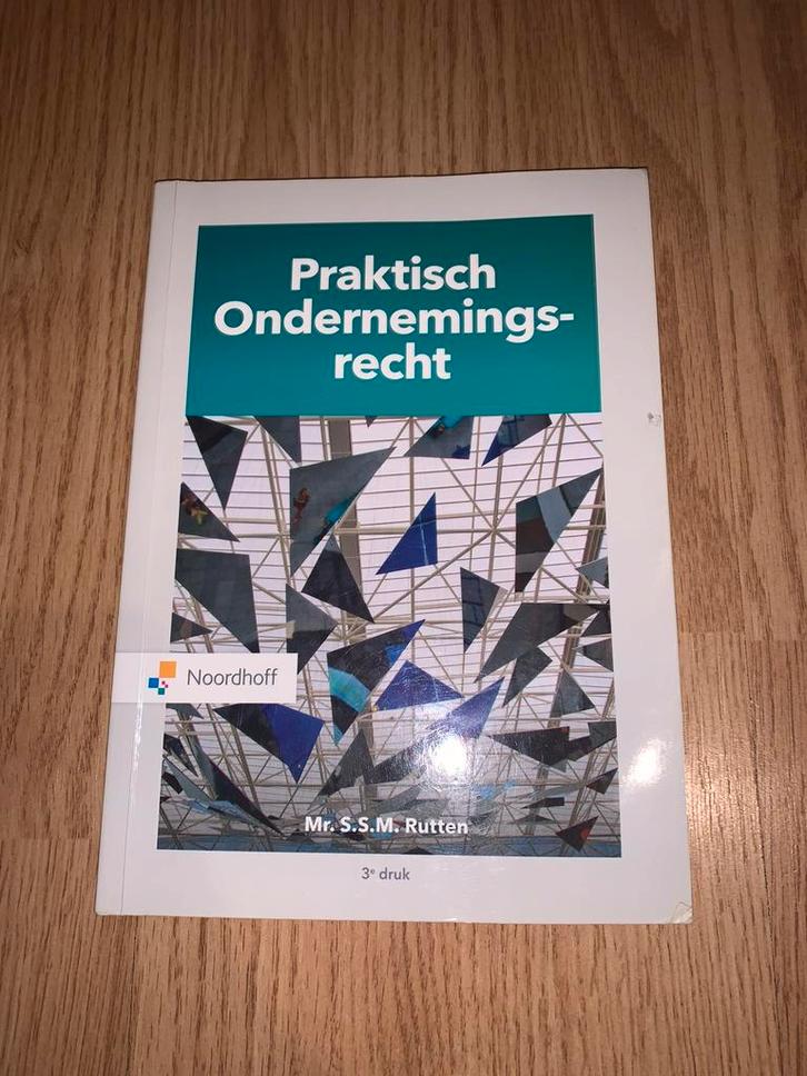S.S.M Rutten - Praktisch Ondernemingsrecht, Boeken, Schoolboeken, Zo goed als nieuw, Nederlands, Overige niveaus, Ophalen of Verzenden