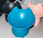 Voerbakjes voor katten 3x verschillende kleuren, Ophalen of Verzenden, Ergonomisch, Zo goed als nieuw
