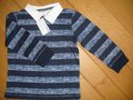 BOYS rugby t- shirt blauw streep maat 92 - nieuw -, Kinderen en Baby's, Nieuw, Jongen, Ophalen of Verzenden, Shirt of Longsleeve