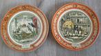 2 Charles Dickens borden Pickwick Papers van Adam, Antiek en Kunst, Antiek | Servies los, Ophalen of Verzenden