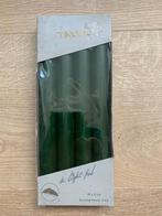 4 Groene Kaarsen Merk: "Talpa" Nieuw, Ophalen of Verzenden, Nieuw, Overige materialen, Minder dan 25 cm