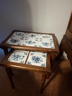 Bijzettafeltjes, Huis en Inrichting, Tafels | Bijzettafels, Ophalen, Rond, Minder dan 55 cm, Minder dan 45 cm