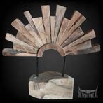 Houten Zon Ornament op Voet, Ophalen, Nieuw