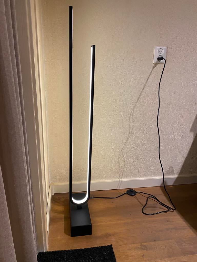IKEA Pilskott staande lamp met dimmer Rodret, Ophalen, Zo goed als nieuw, Metaal, 150 tot 200 cm