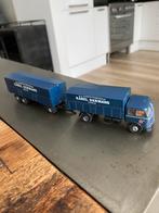 Brekina - Mercedes met aanhanger, Ophalen of Verzenden, Zo goed als nieuw, Bus of Vrachtwagen, Brekina