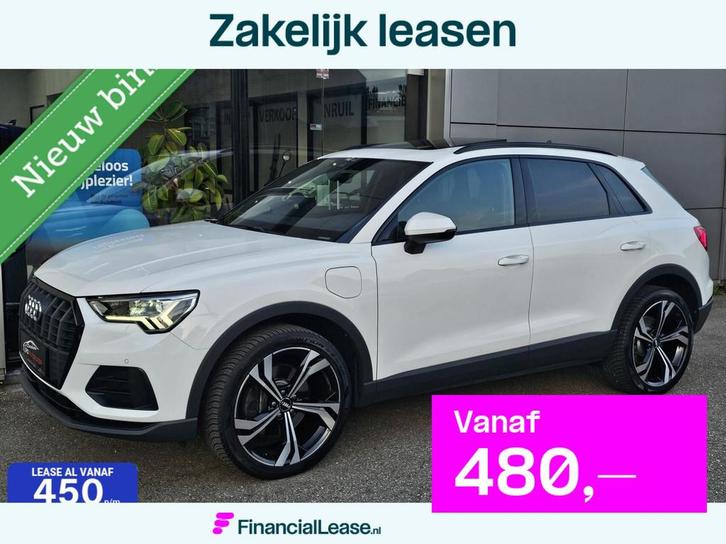 Audi Q3 45 TFSI e S edition Panorama/2x S-line/Camera/ACC, Auto's, Audi, Bedrijf, Lease, Financial lease, Q3, ABS, Achteruitrijcamera
