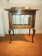 Antiek Thee Kastje met Glazen Deur, Antiek en Kunst, Ophalen