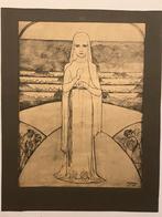 Jan Toorop (1858-1928) - Maagd van Lourdes lithografie, Antiek en Kunst, Ophalen of Verzenden