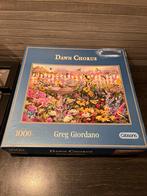 Gibsons puzzel. 1000 stukjes. Greg Giordano. Dawn Chorus, Ophalen of Verzenden, 500 t/m 1500 stukjes, Zo goed als nieuw