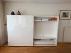 Modern TV Meubel Wit met Schuifdeur, Huis en Inrichting, Ophalen, Kunststof, 100 tot 150 cm, 150 tot 200 cm