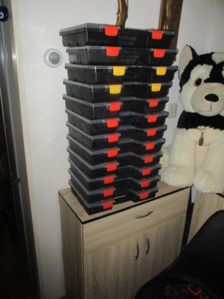 vele opberg boxen groot en klein alle maten, Doe-het-zelf en Verbouw, Kratten en Dozen, Zo goed als nieuw, Doos, Minder dan 50 cm