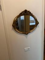 Antieke Spiegel met Gouden Lijst, Ophalen, Minder dan 50 cm, Gebruikt, Minder dan 100 cm
