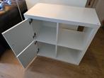 IKEA Kallax Kast 2x2 met Deurtjes - Wit, Ophalen, Kunststof, 50 tot 100 cm, Minder dan 100 cm