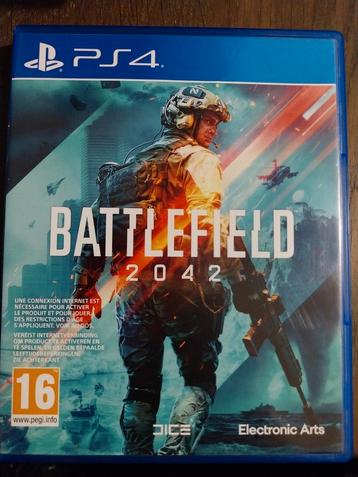 Battlefield 2042 voor PlayStation 4. Paar keer maar gebruikt beschikbaar voor biedingen