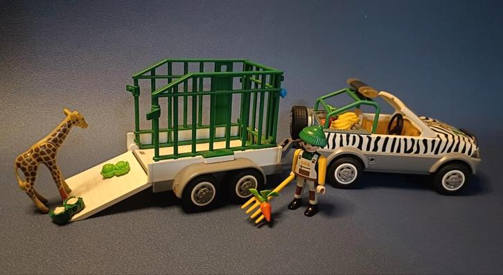 Playmobil Zoo Dieren Transport 4855, Kinderen en Baby's, Speelgoed | Playmobil, Zo goed als nieuw, Ophalen of Verzenden