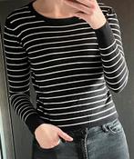 C&A The Basics zwart wit gestreepte trui dames maat S / 36, Kleding | Dames, Truien en Vesten, Zwart, Ophalen of Verzenden, Zo goed als nieuw