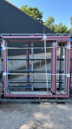 (22) 6 x Nieuwe aluminium raamkozijnen met valraam, Doe-het-zelf en Verbouw, Kozijnen en Schuifpuien, Ophalen, Raamkozijn, 150 tot 225 cm