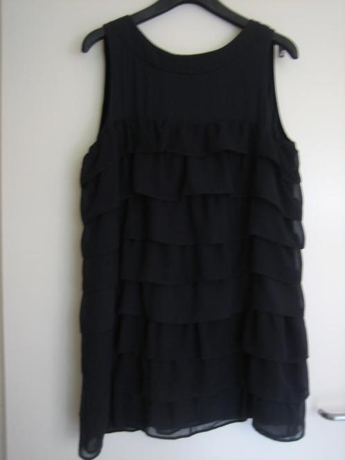 Nachtblauw speels zijden tuniek-jurkje VANILIA, 40 snazzeys, Kleding | Dames, Jurken, Nieuw, Maat 38/40 (M), Blauw, Boven de knie